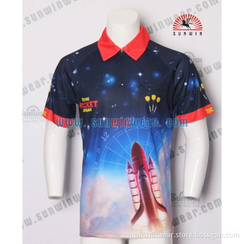 quick dry darts shirt / cheap custom darts jersey sublimation